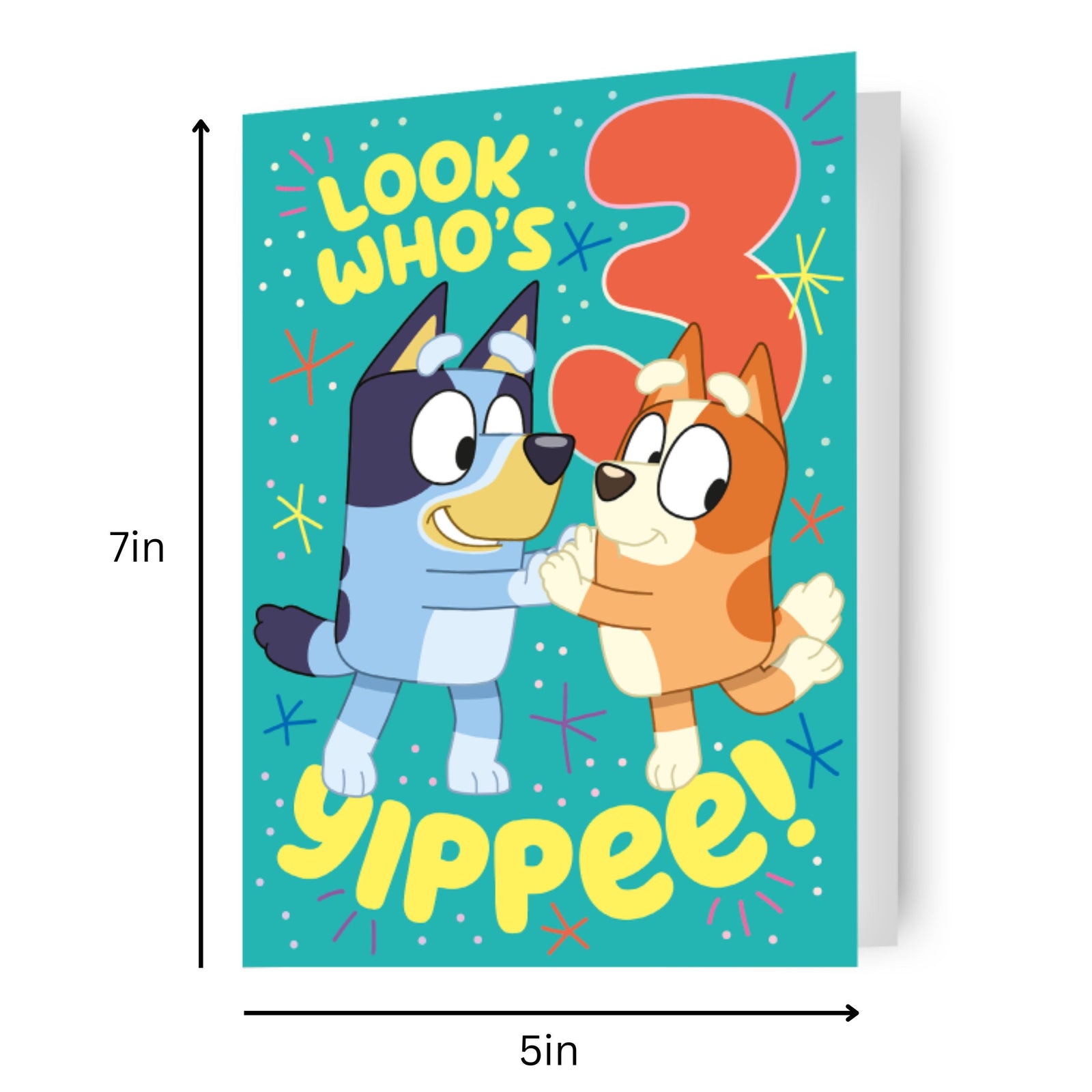 Age 3 Birthday Card Official Product
