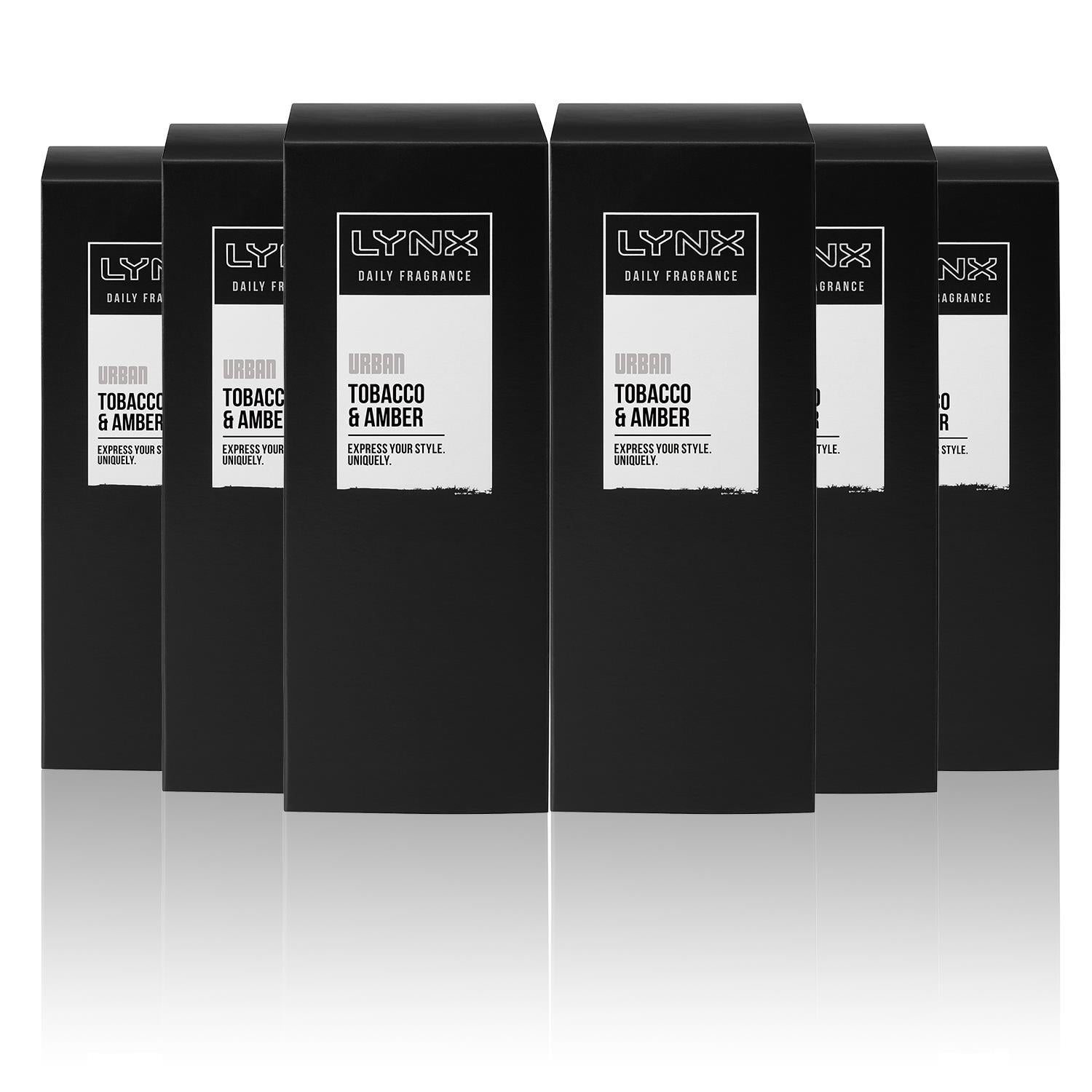 Lynx Urban Daily Fragrance Precision Deodorant Pump Spray, 6x 100ml