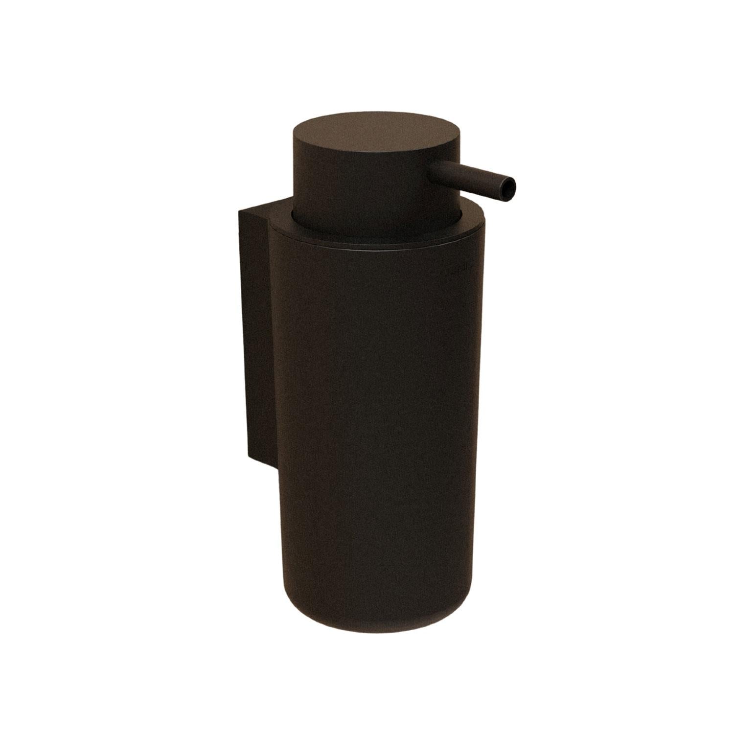 Soap Dispenser, 200ml, Self-adhesive, Matt Black, Next Collection