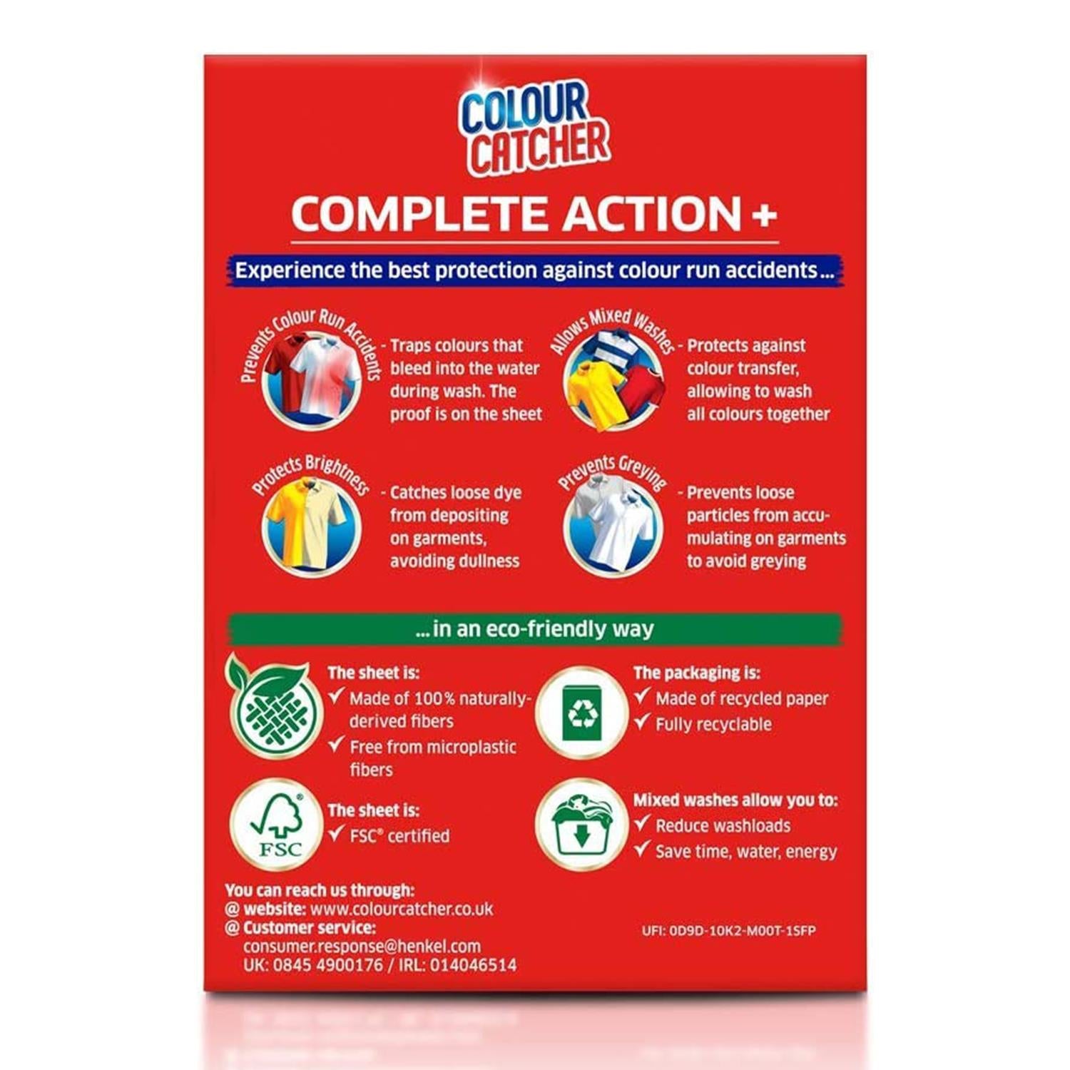 Colour Catcher Complete Action Laundry Sheets, 40 Sheets