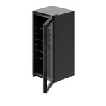 Glass Door Beverage Cooler With Led Light | 109l | Black