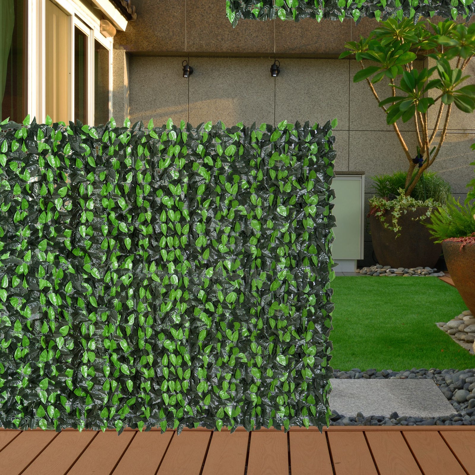 Artificial Leaf Privacy Fence Panel 3mx1m