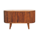 Solid Wood Reeve Lid-up Blanket Box, Light Brown