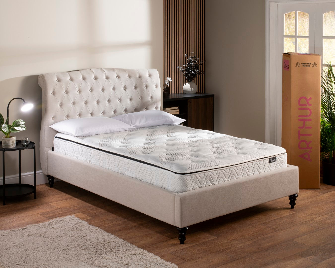 Gel Arthur 1500 Hybrid Mattress | King | White
