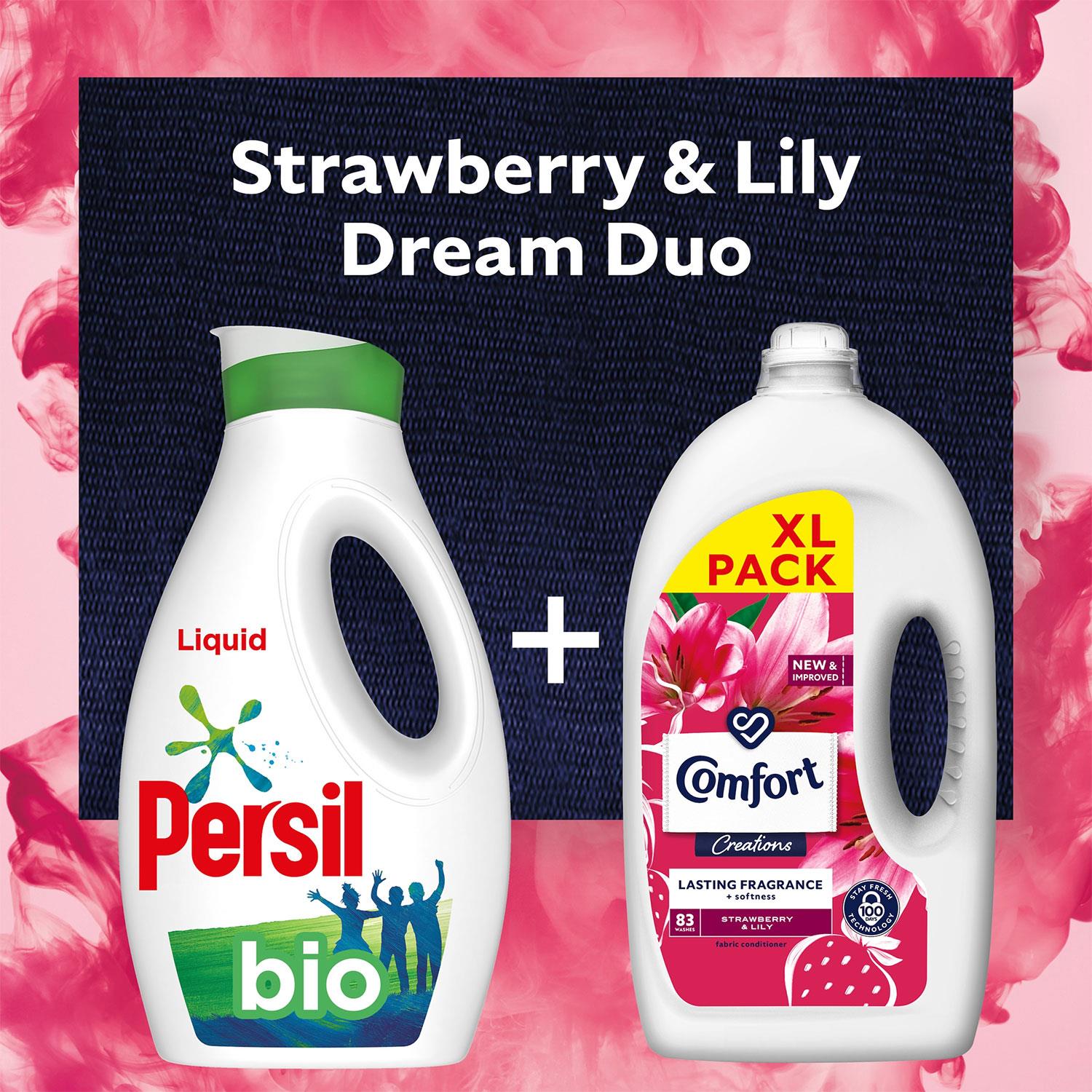 Fabric Conditioner Lasting Fragrance Strawberry & Lily 2.49l, 83w | Set of 2