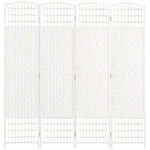 4 Panel Folding Room Divider Freestanding Privacy Screen