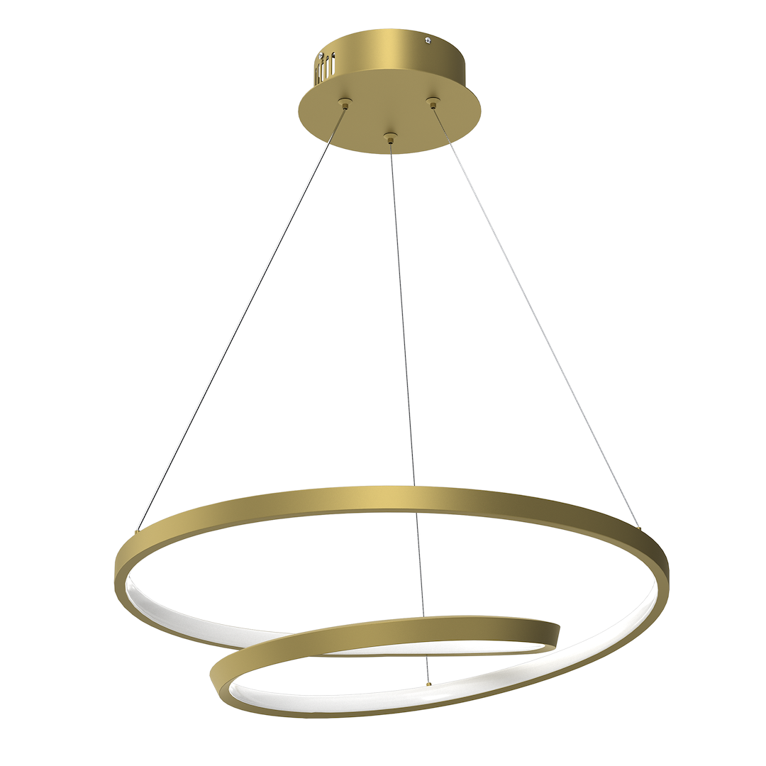 Pendant Lamp Lucero Gold 48w Led