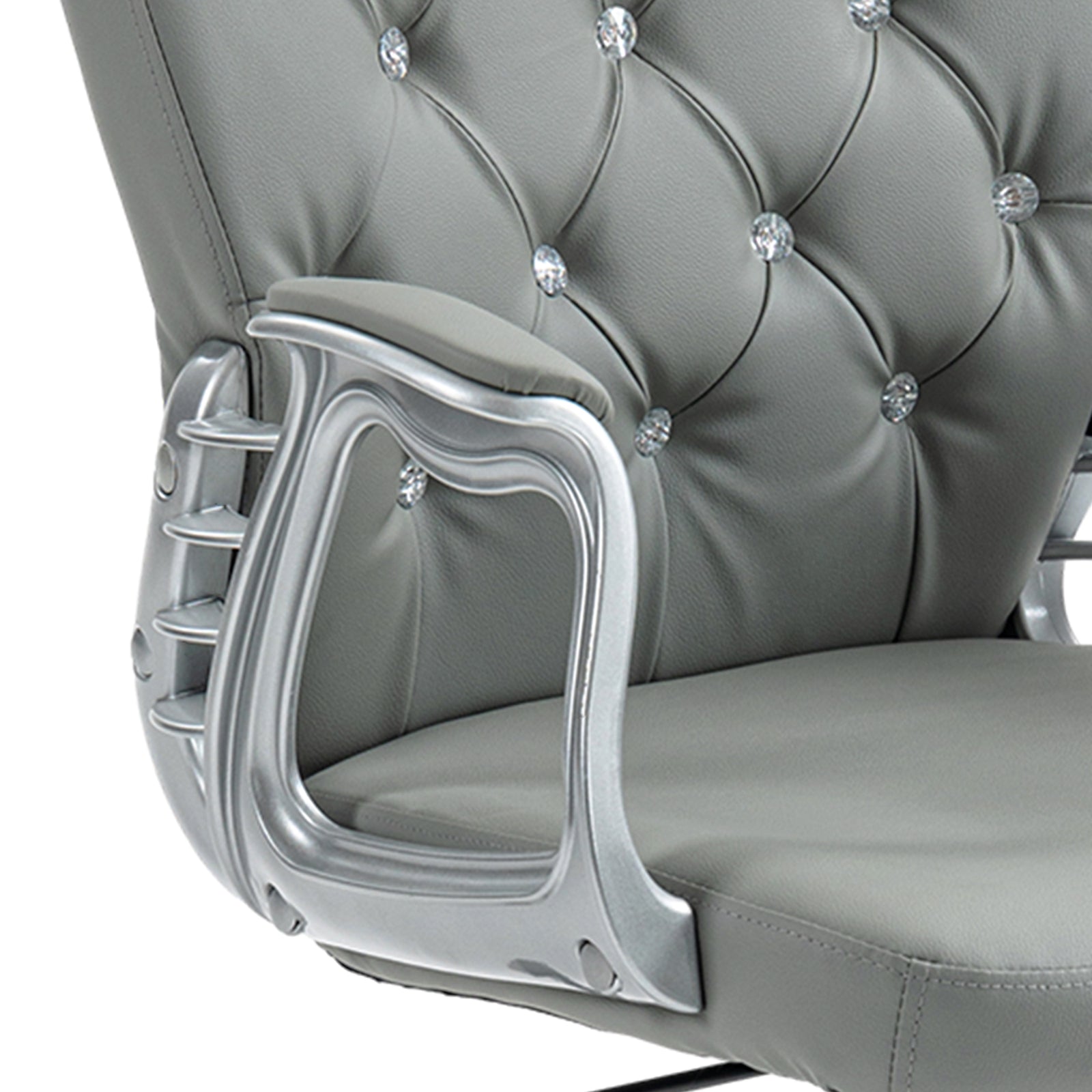 Pu Diamante Padded Office Chair