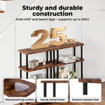 Levede Slim Side Table 3 Tier Narrow Sofa End Table Bedside Storage Stand