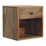 Solid Wood Floating Mini Classic Bedside