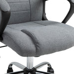 Swivel Chair Adjustable Height Linen