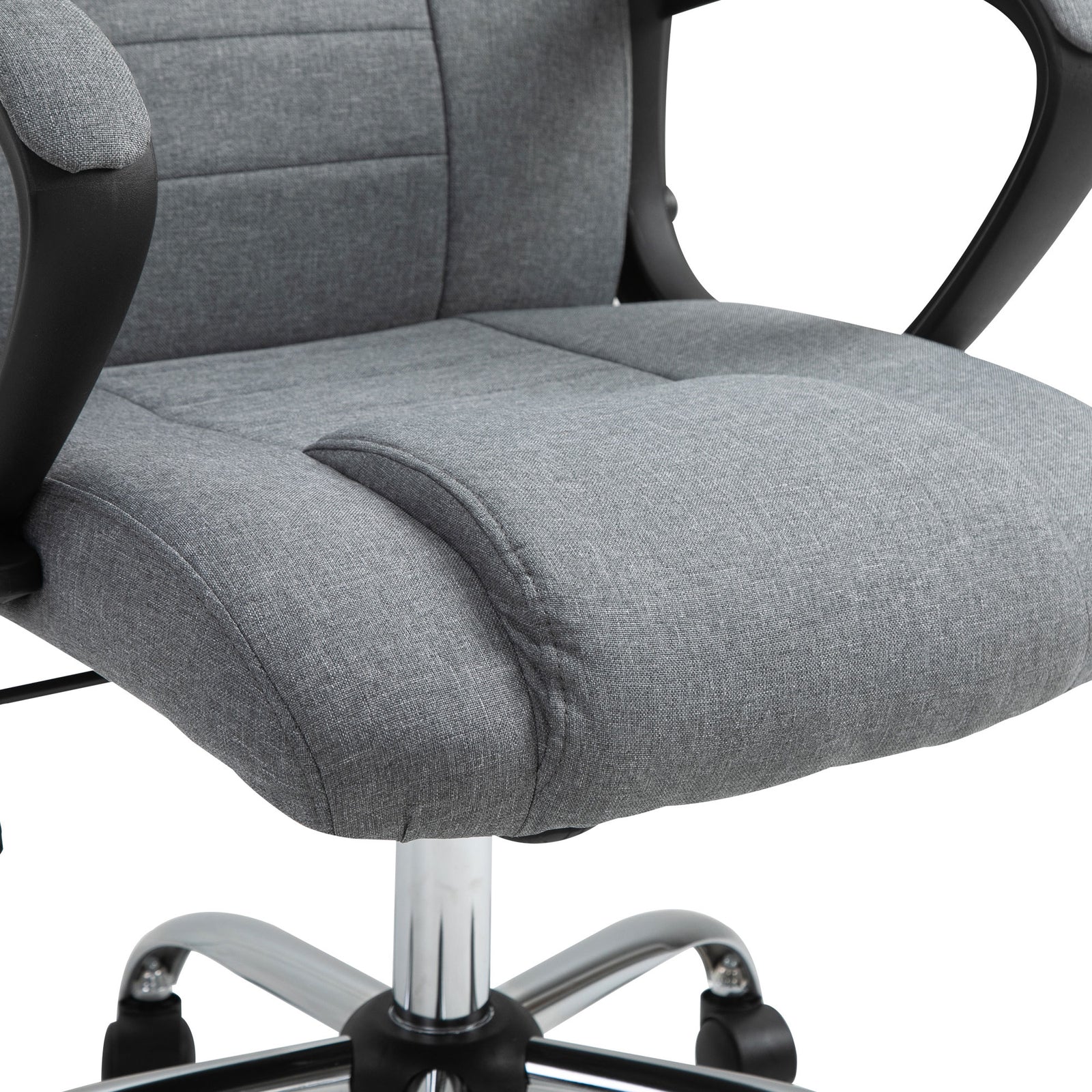 Swivel Chair Adjustable Height Linen