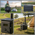 Pandora Portable Firebox Tent Stove | Charcoal