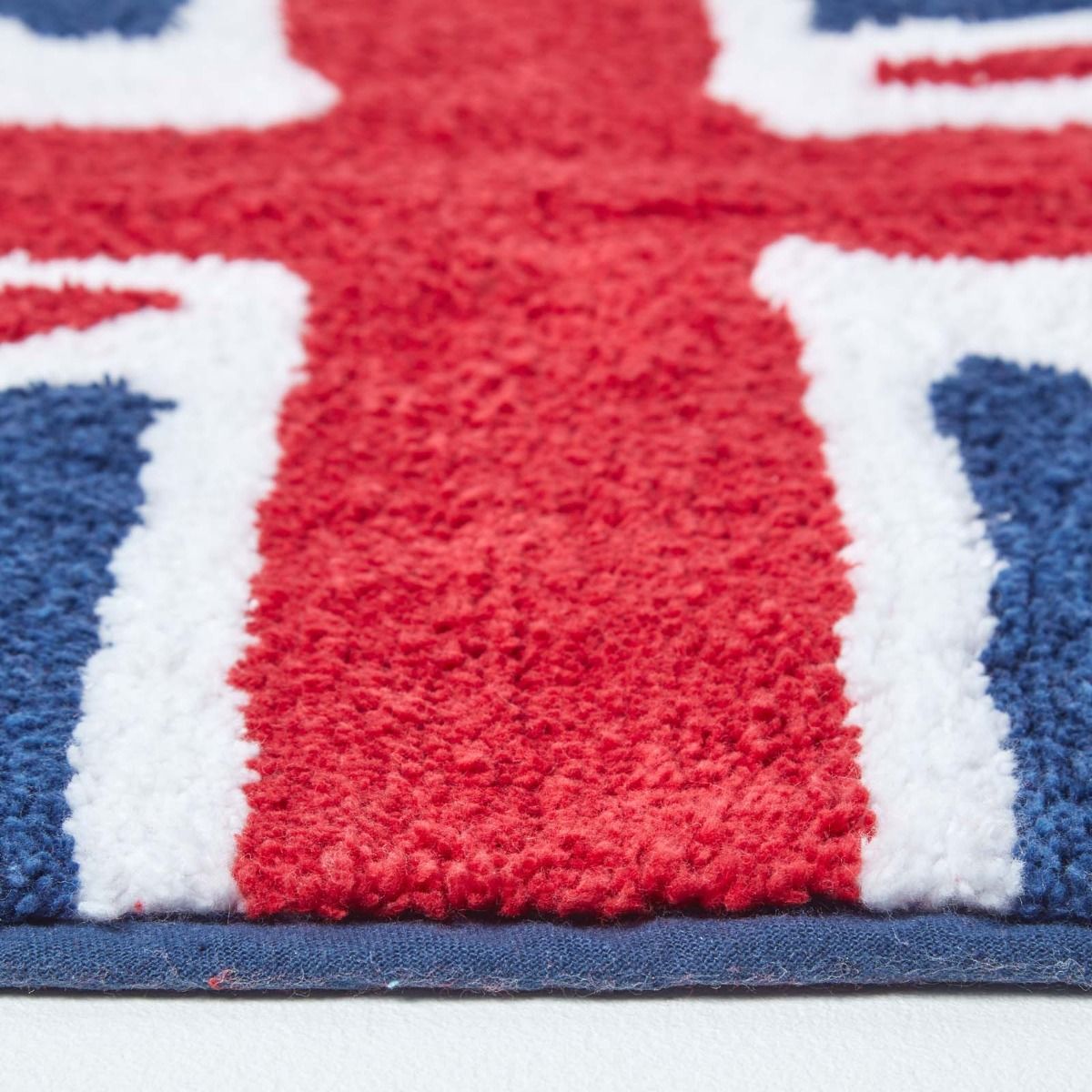 Union Jack Flag Cotton Bath Mat