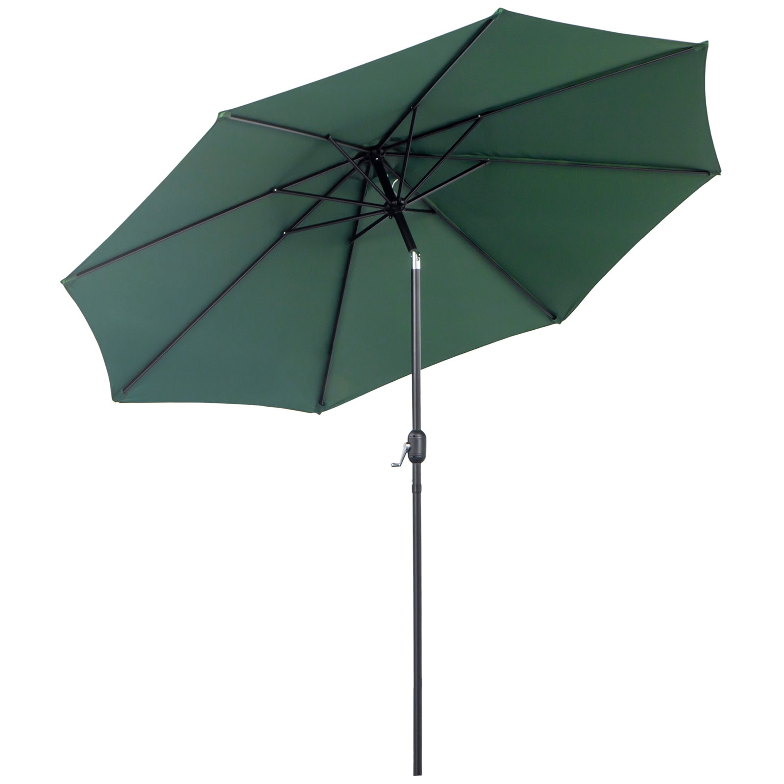 3m Patio Umbrella With Tilt And Crank | Green