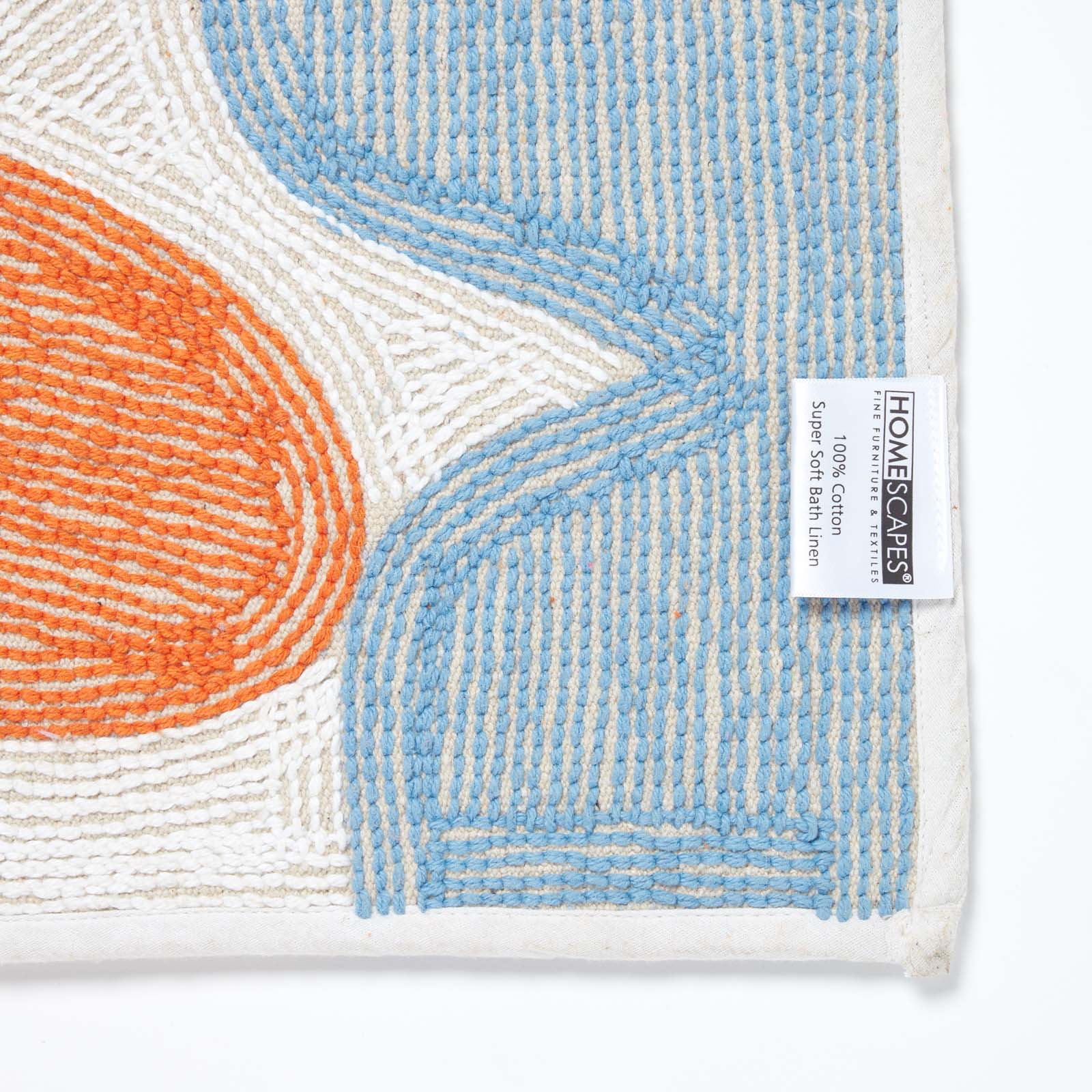 Cotton Tufted Multi Colour Floral Children Rug