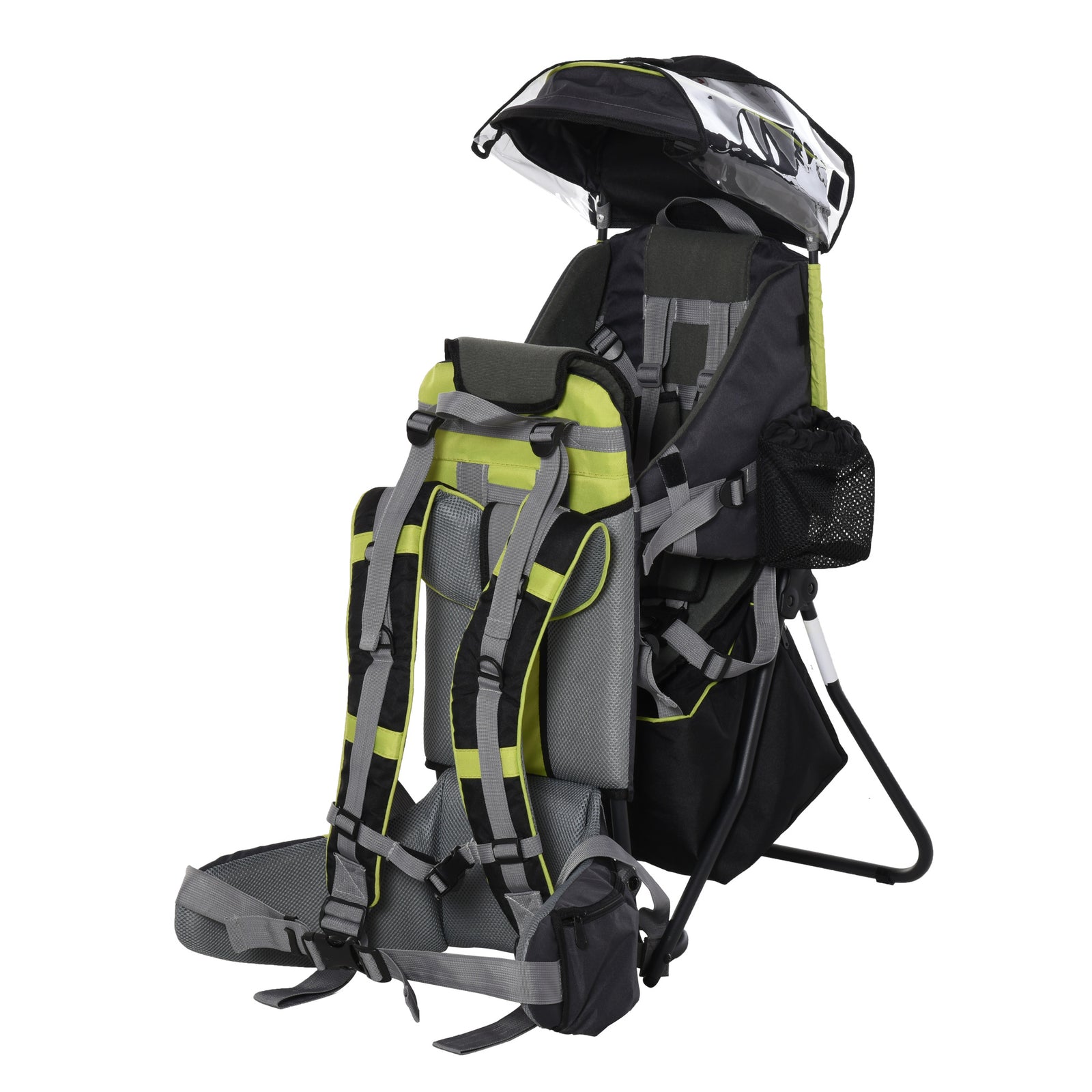 Baby Hiking Backpack Carrier W/ Detachable Rain Cover For Toddlers | Black
