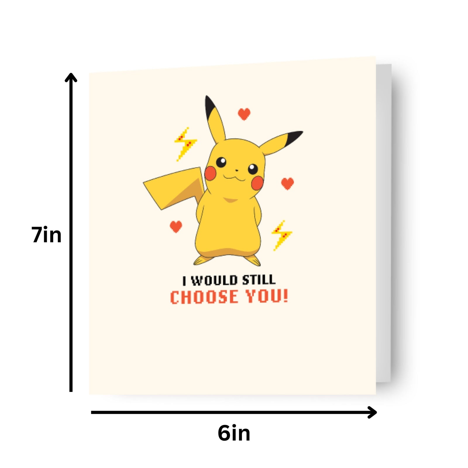 Pikachu 'i Would Still Choose You!' Valentine's Day Card Official Product