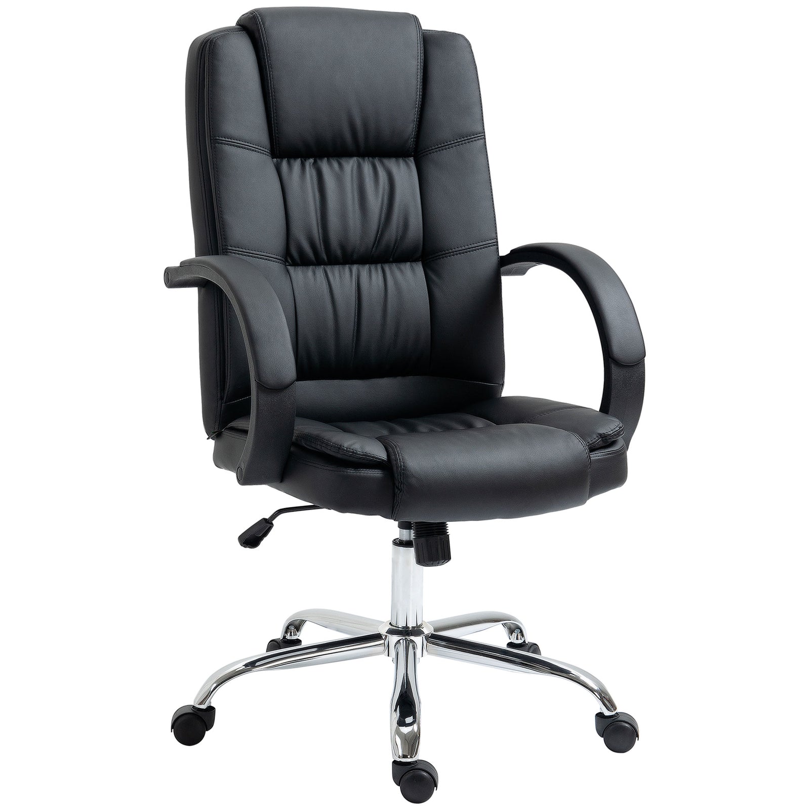 Pu Leather High Back Executive Chair | Black