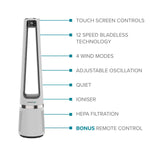 Cool + Purify Bladeless Fan With Free Msmarthome App