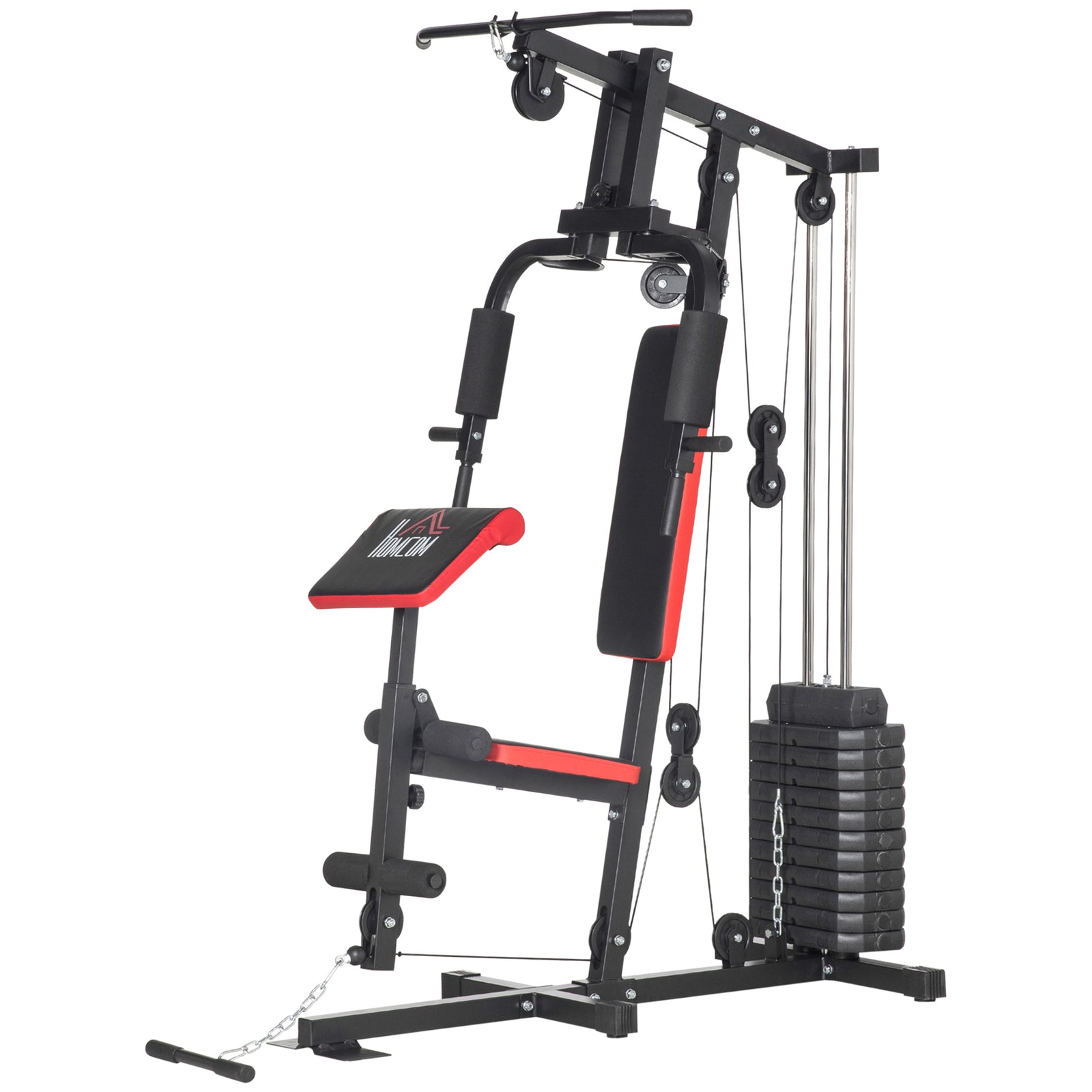 Multi Home Gym Machine With 66kg Weight Stack | Black