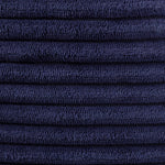 Dalton Cord Bean Bag Chair & Pouffe | Navy Blue