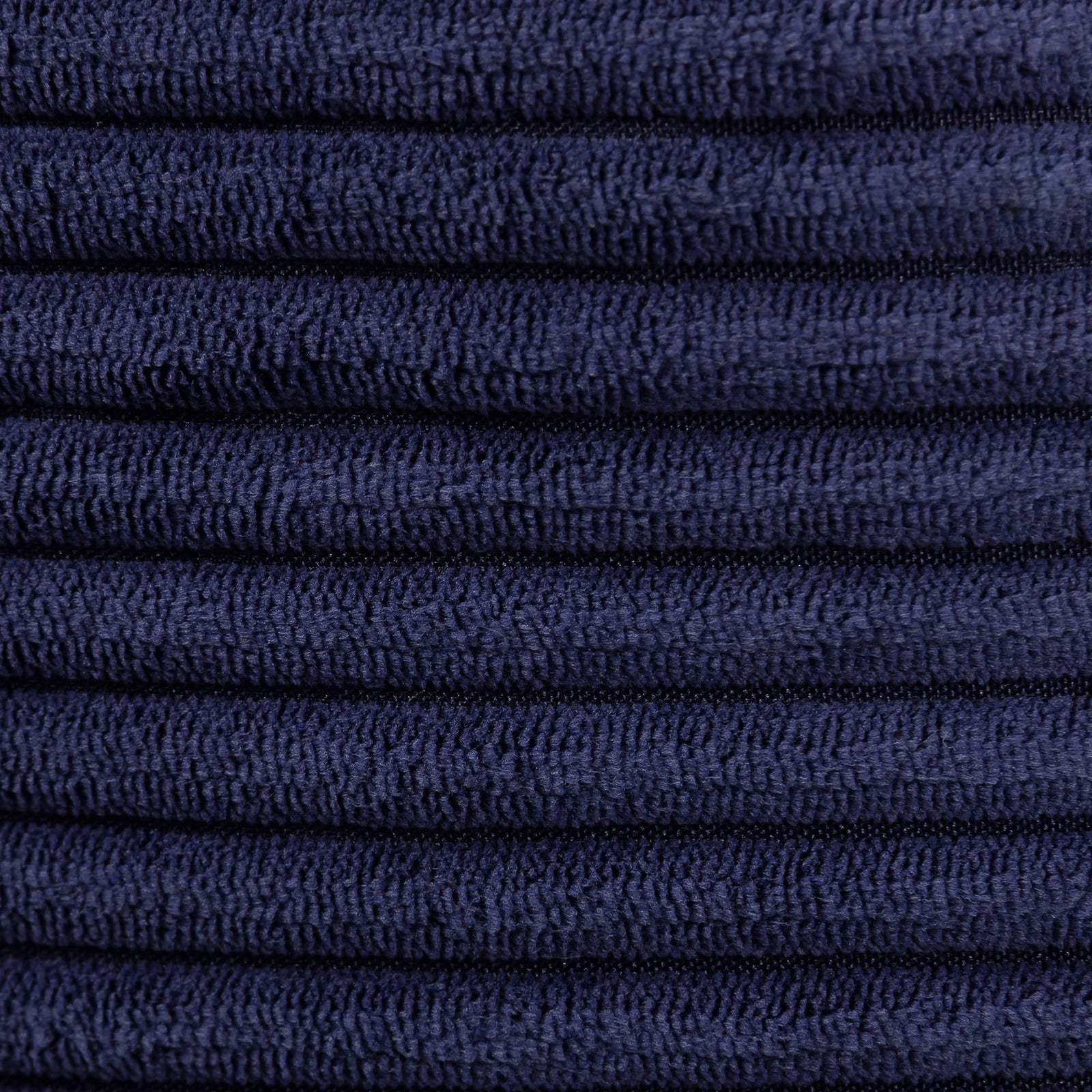 Dalton Cord Bean Bag Chair & Pouffe | Navy Blue