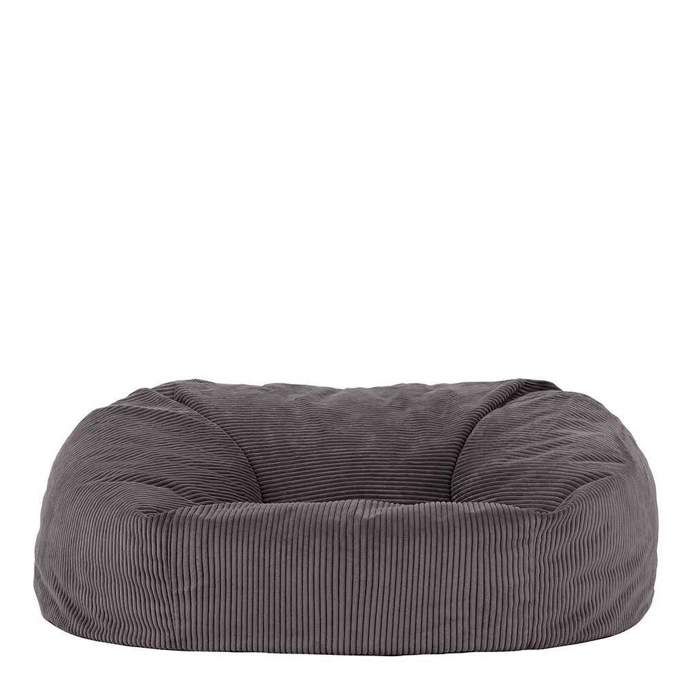 Soul Giant Cord 2-seater Bean Bag Chair | Charcoal