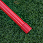 Kids Folding Picnic Table Chair Set Ladybug Pattern Outdoor W/ Parasol | Red