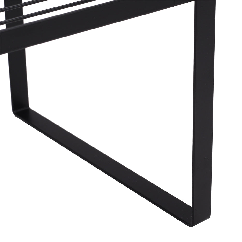 Free Standing Kitchen Spice Herb Rack Holder Cupboard Organiser | Large | Black
