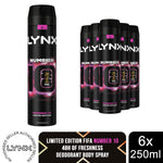Number 10 Fifa Aerosol Body Spray Deo Citrus & Watermelon Scent 250ml, 6 Pack