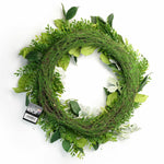 50cm Artificial Wreath Ferns