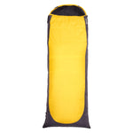 Unisex Adult Left Zip Microlite 500 Square Sleeping Bag | 200cm | Yellow