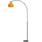 Modern Standing Lamp With Shade & Foot Switch | Black