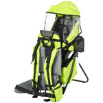 Baby Hiking Backpack Carrier W/ Detachable Rain Cover For Toddlers | Green
