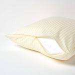 European Size Egyptian Cotton Pillowcase 330 Tc | 60cm x 60cm | Pastel Yellow