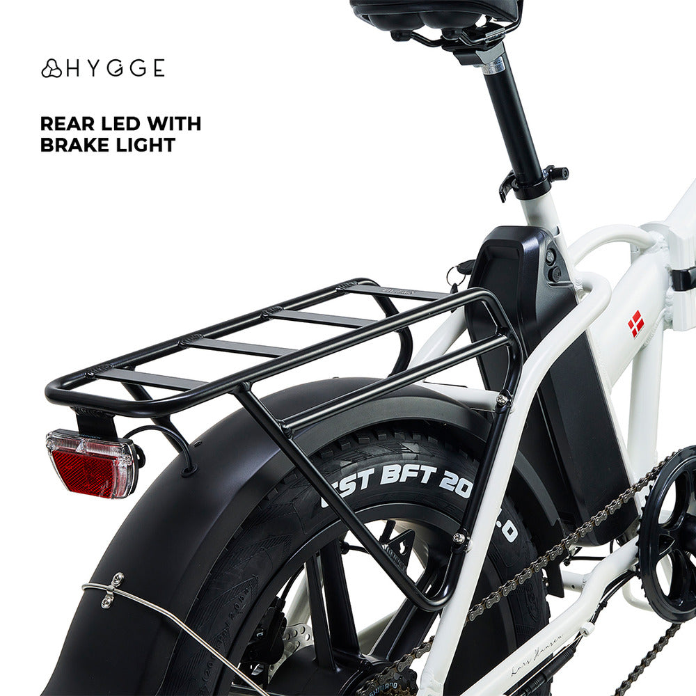 Vester 2024 Electric Folding Bike 20 Inch Wheel E-bike | White