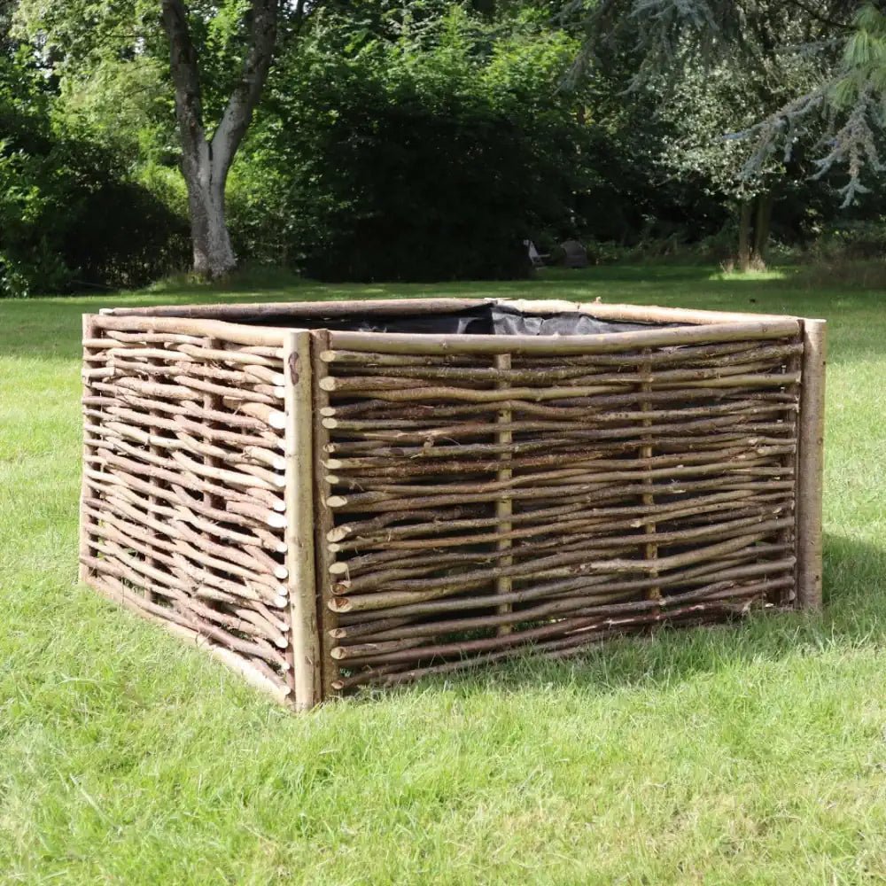 Hazel Raised Bed Planter | 90cm x 90cm x 50cm | Brown
