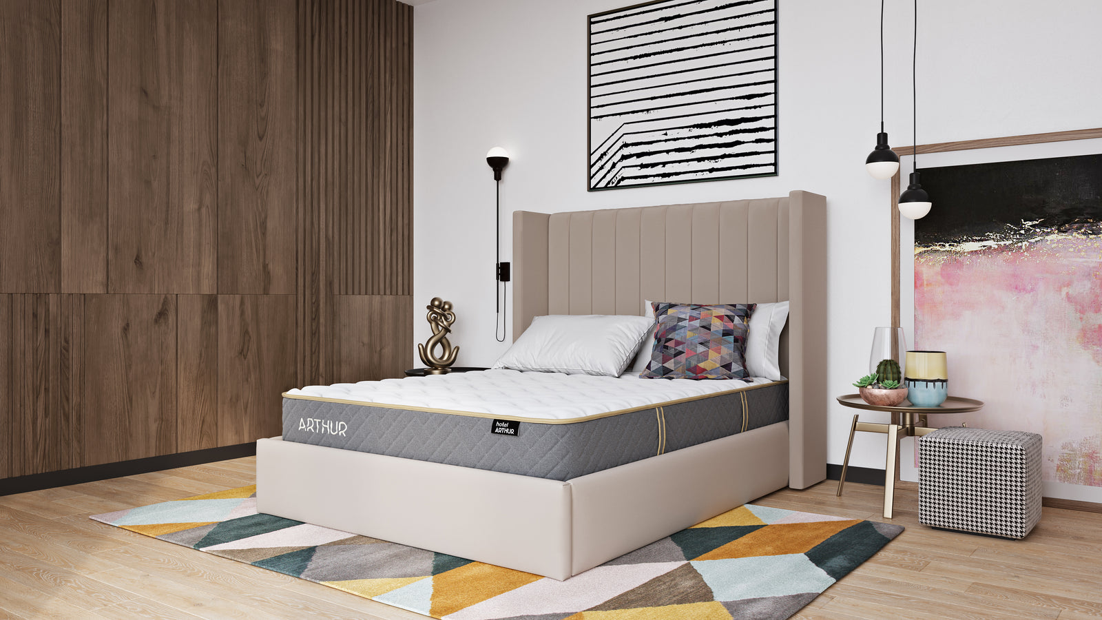 Hotel Arthur 1000 Mattress | Small Double | White
