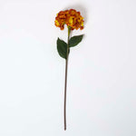 Artificial Orange Hydrangea Stem, 81 Cm
