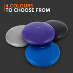 Structure Fitness Wobble Stability Balance Cushion With Dual Textured Surface & Pump