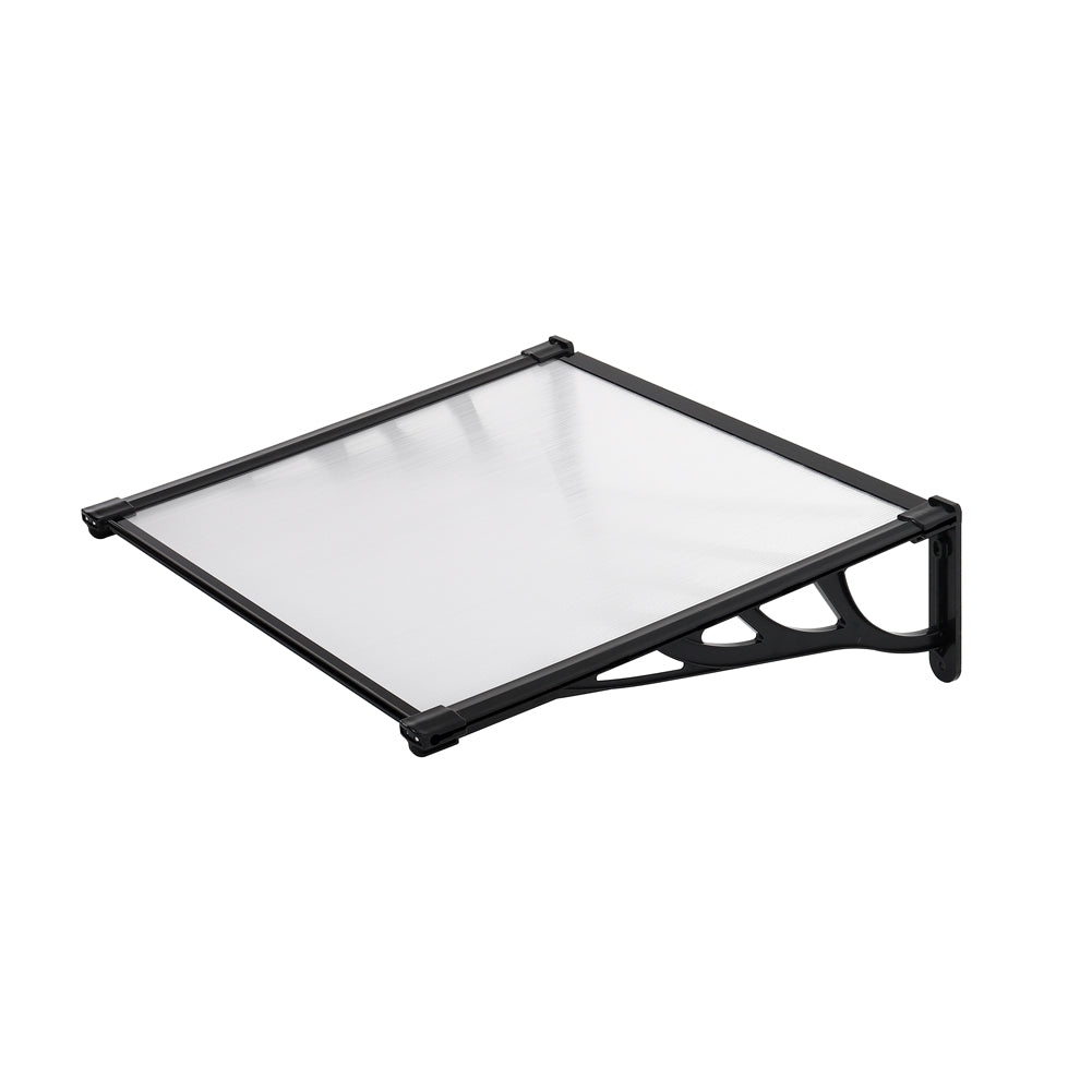 150cm W X 90cm D X 28cm H Door Window Awning Canopy Rain Cover