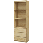 180cm Tall Bookshelf With Storage Free Standing | One Size | Brown