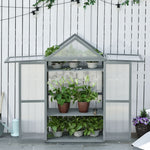 80x47x138cm Wooden Cold Frame Greenhouse