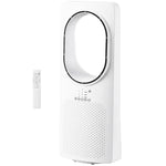 HOMCOM Bladeless Tower Fan With Oscillating, 3 Speeds, 3 Modes, 15h Timer