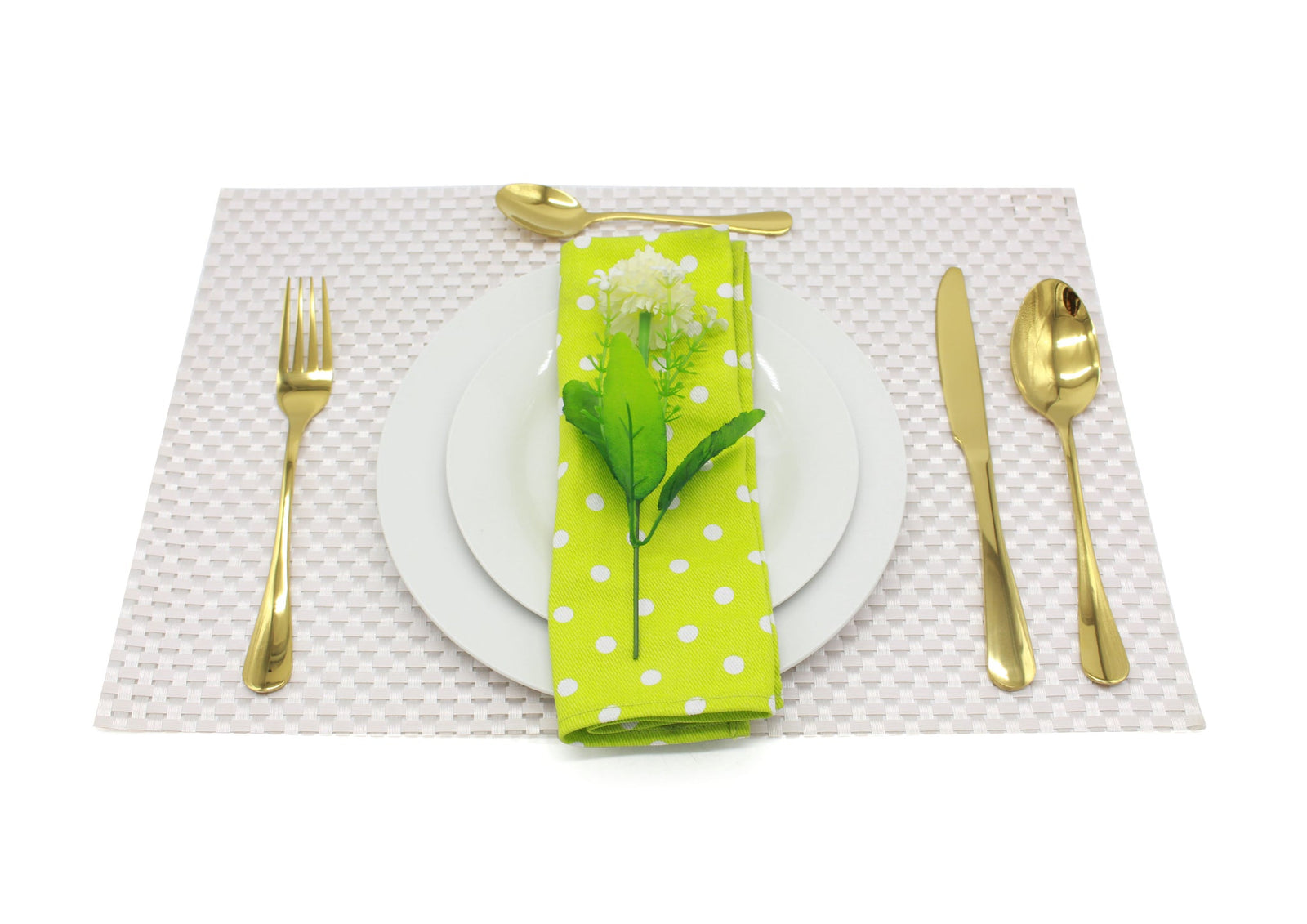 Cutlery Sets Stainless Steel Gold Spoon Fork Simple 24pc Set