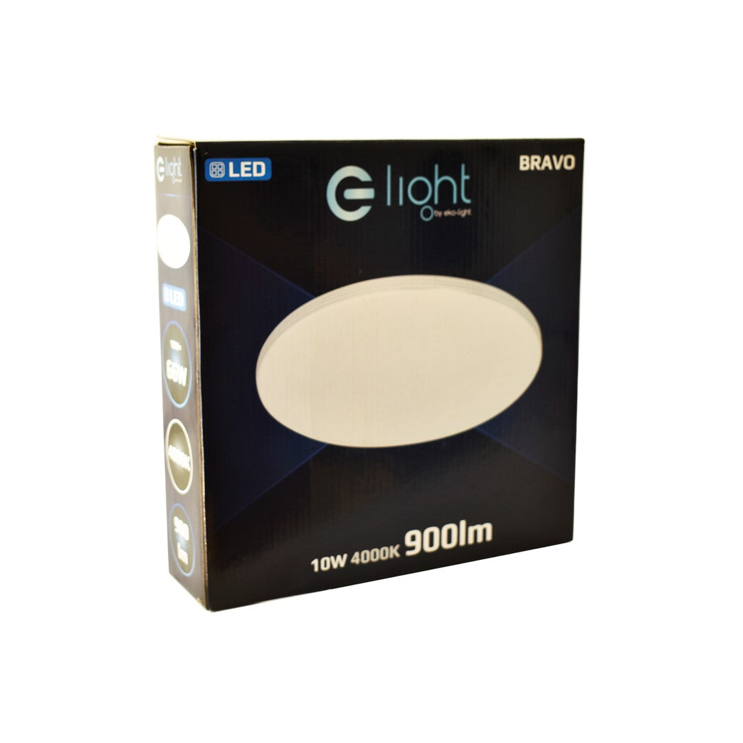 Bravo Led Ceiling Or Wall Lamp Stylish And Durable Ip44 Suitable For Kitchens Bathrooms Or Outdoor Settings | 26cm | White