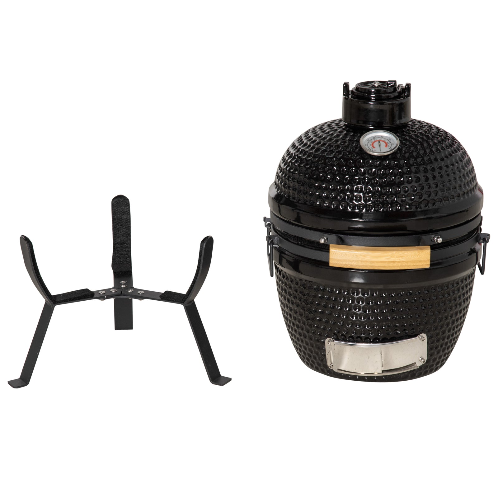 Ceramic Bbq Grill, Japanese Egg | Black