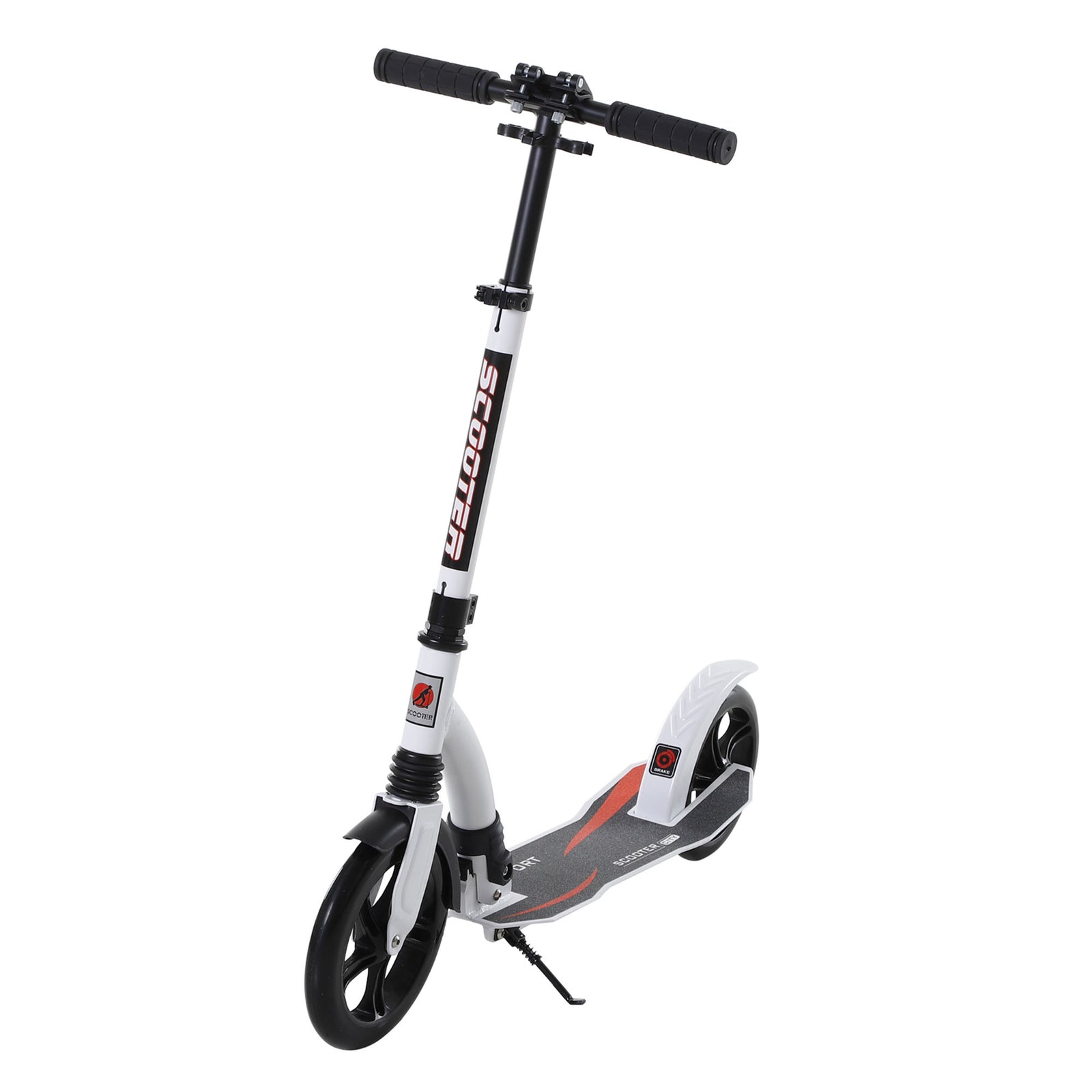 Teens Adult Kick Scooter Foldable Aluminum Teen Toy For 14+ | White