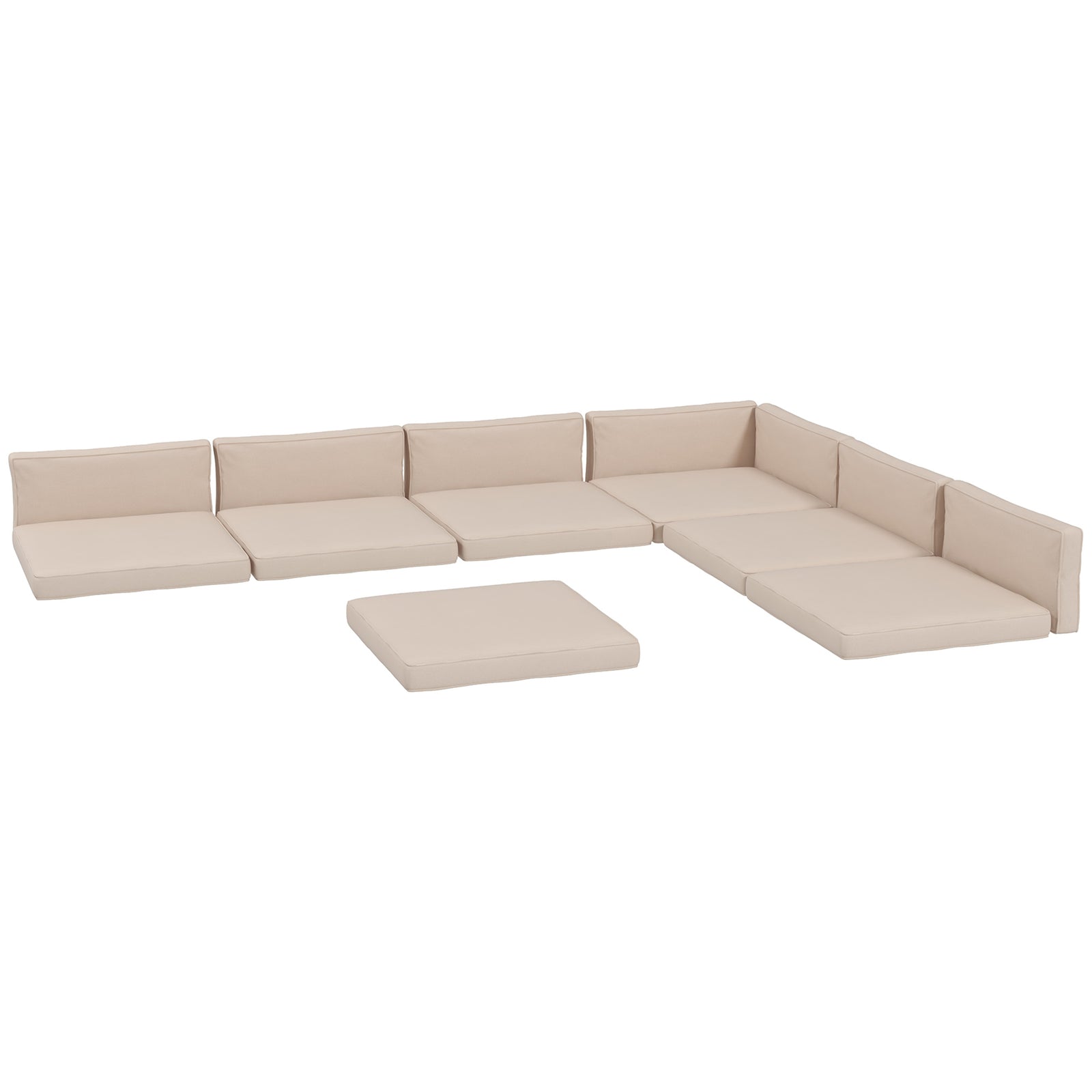 Replacement Cushions For Furniture Garden Seat Cushion Pad | Cream